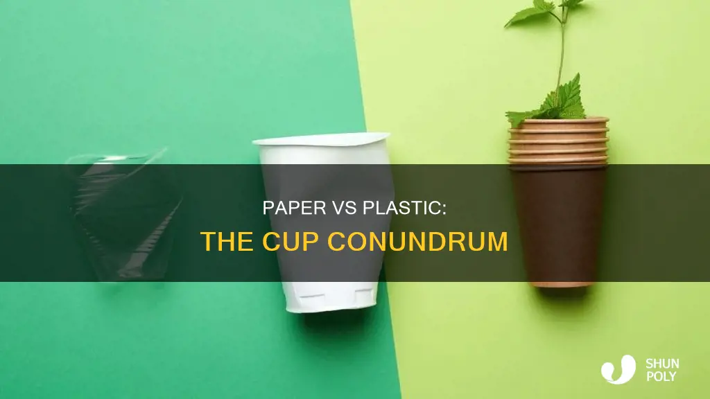 how are plastic and paper cups related
