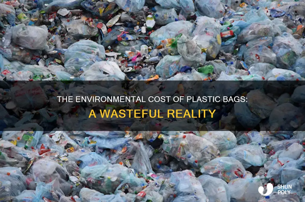 how are plastic bags wasteful