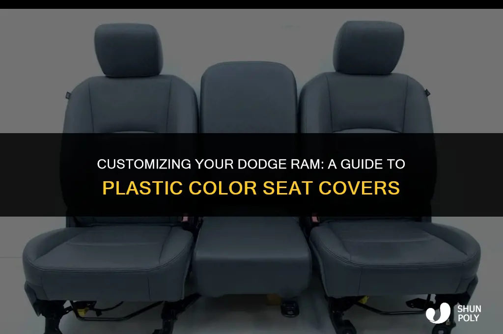 how are plastic color seat covers on a dodge ram
