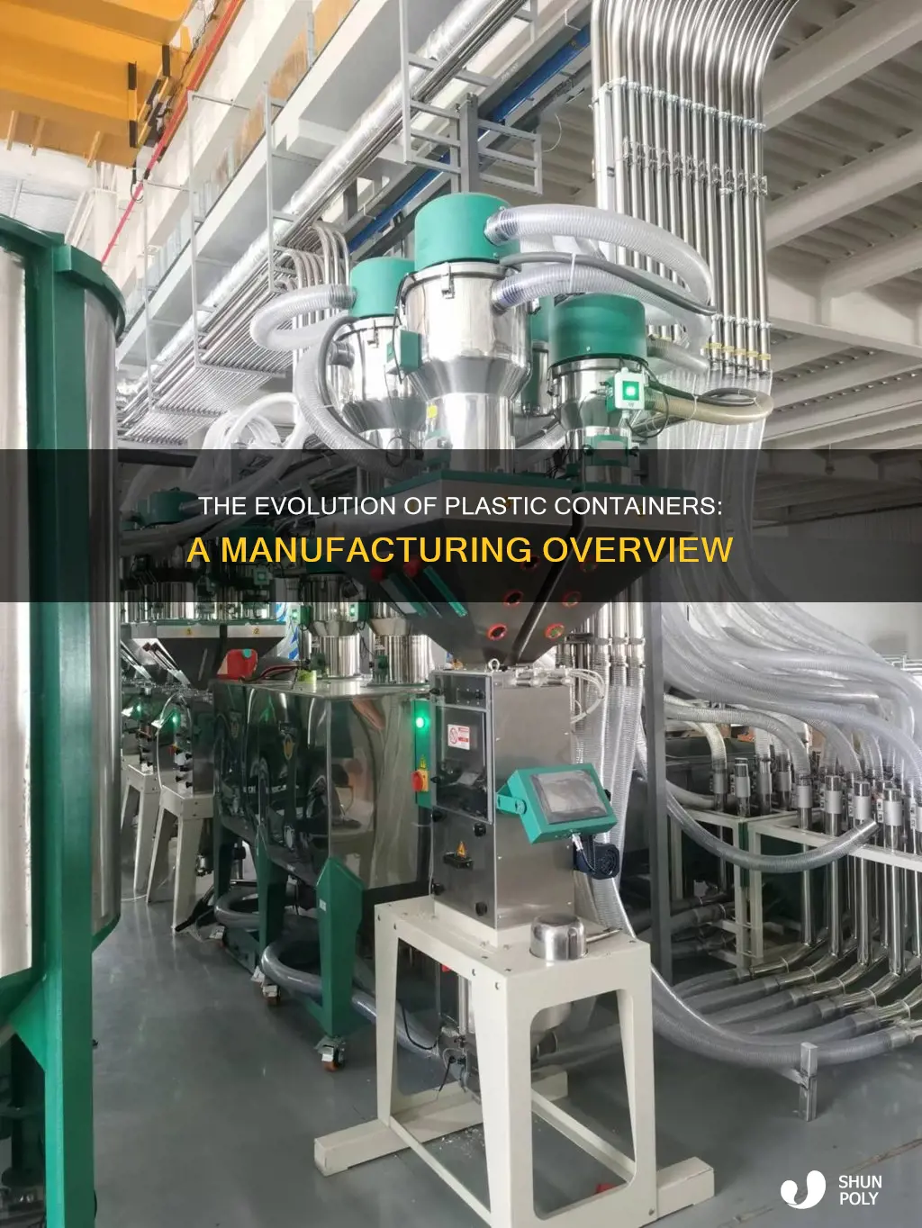 how are plastic containes made