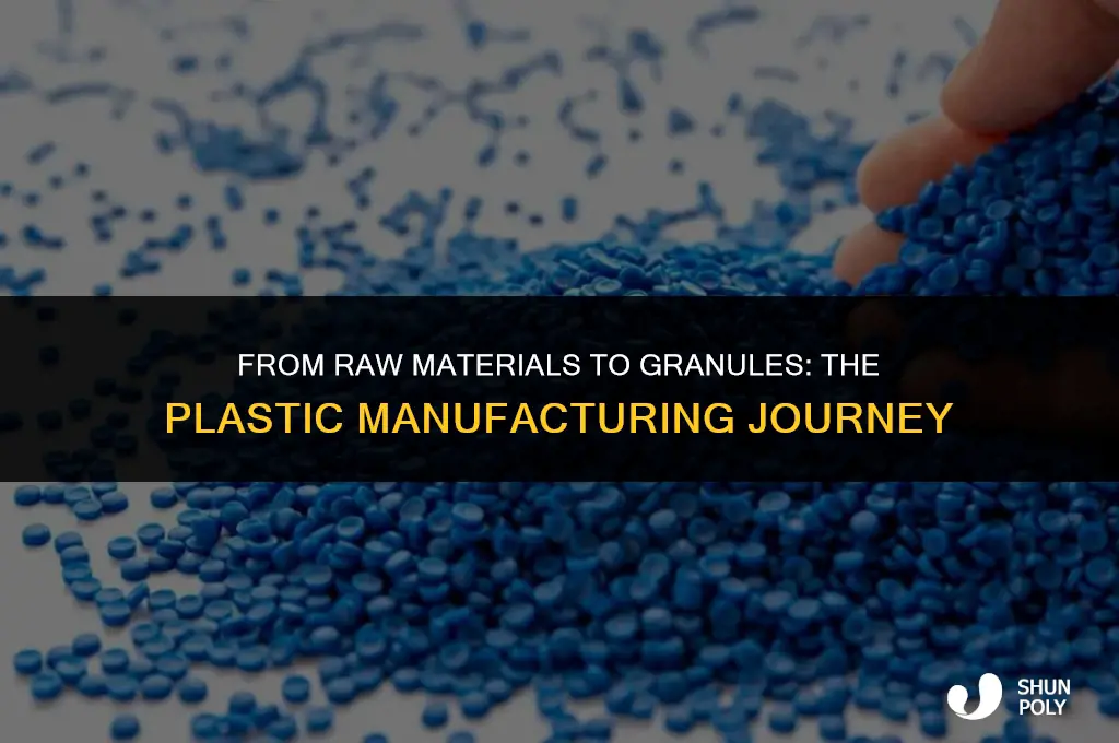 how are plastic granules made
