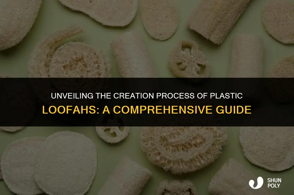 how are plastic loofahs made