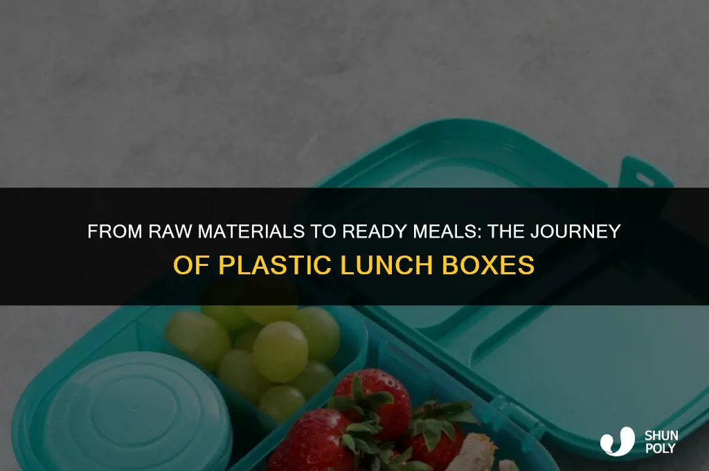 how are plastic lunch boxes made