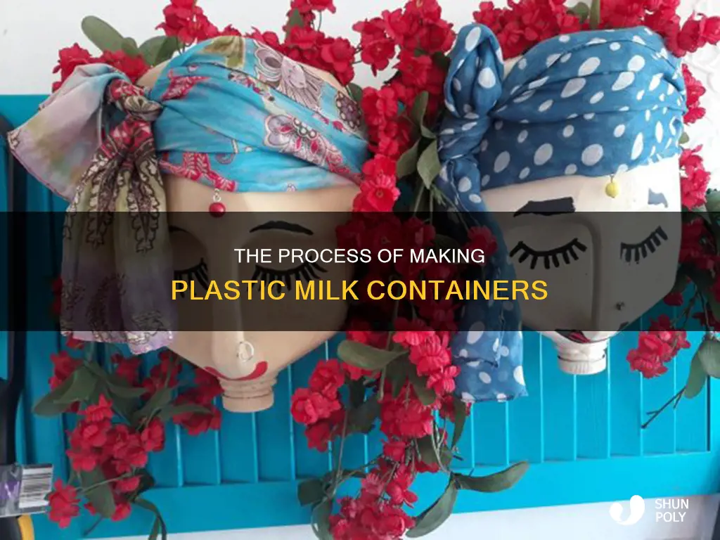 how are plastic milk containers made