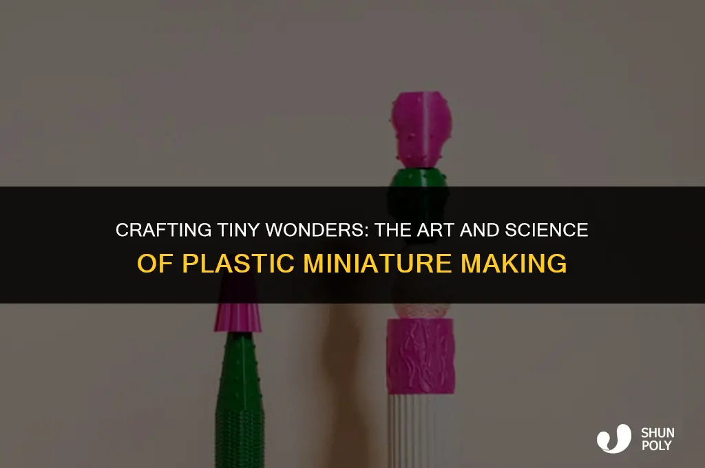 how are plastic miniatures made