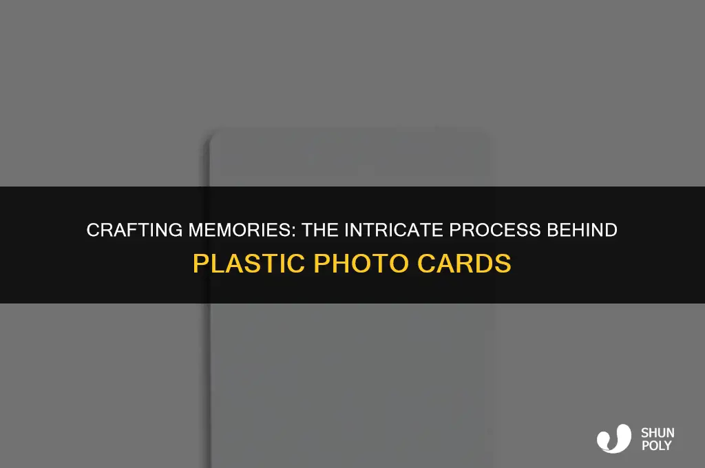 how are plastic photo cards made