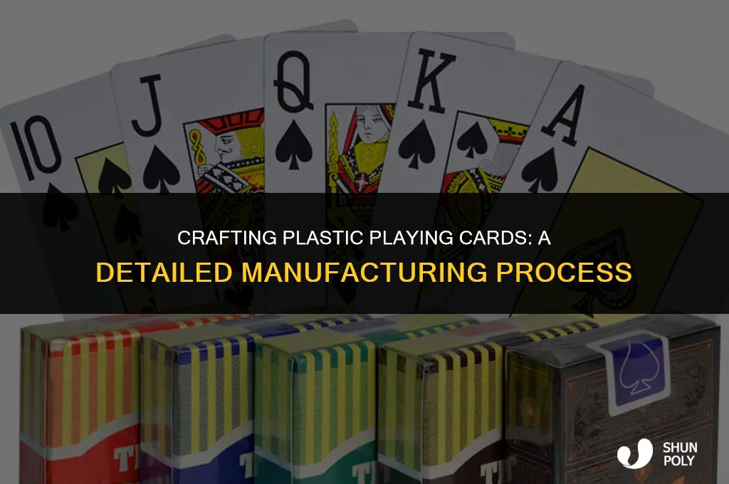 how are plastic playing cards made