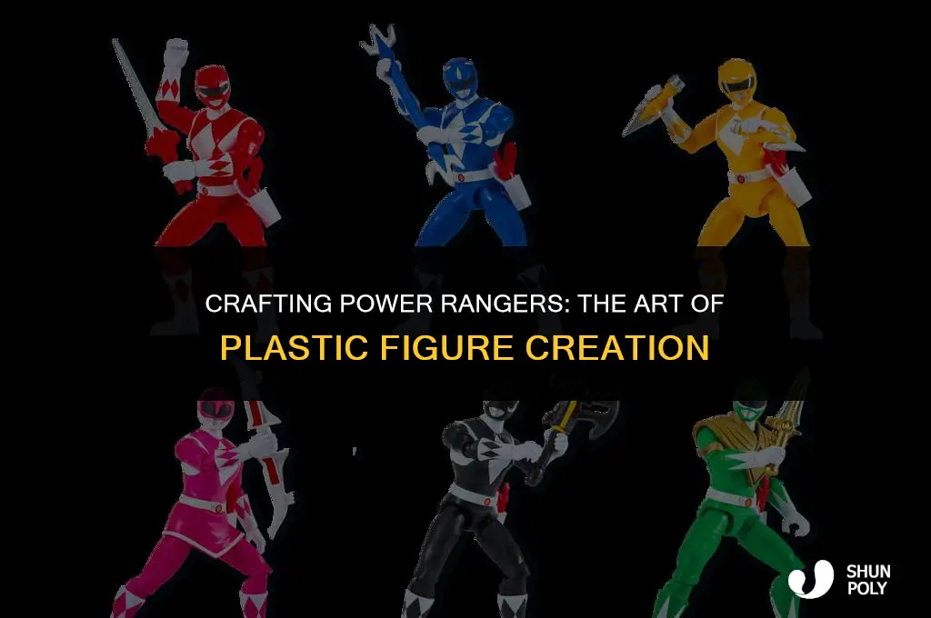 how are plastic power ranger figures made