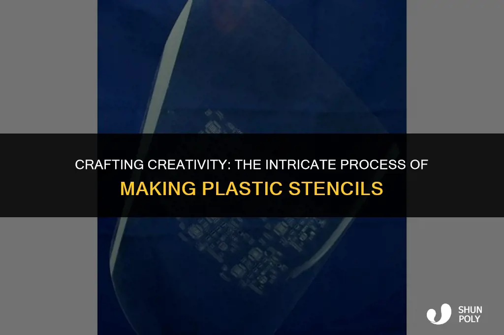 how are plastic stencils made