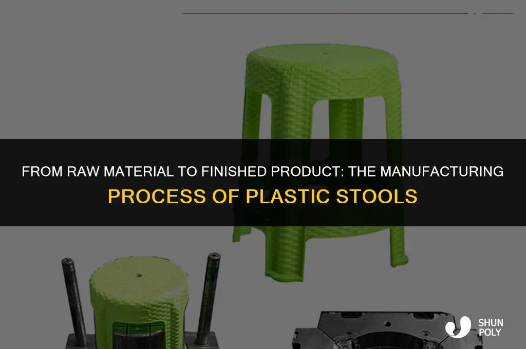 how are plastic stools made