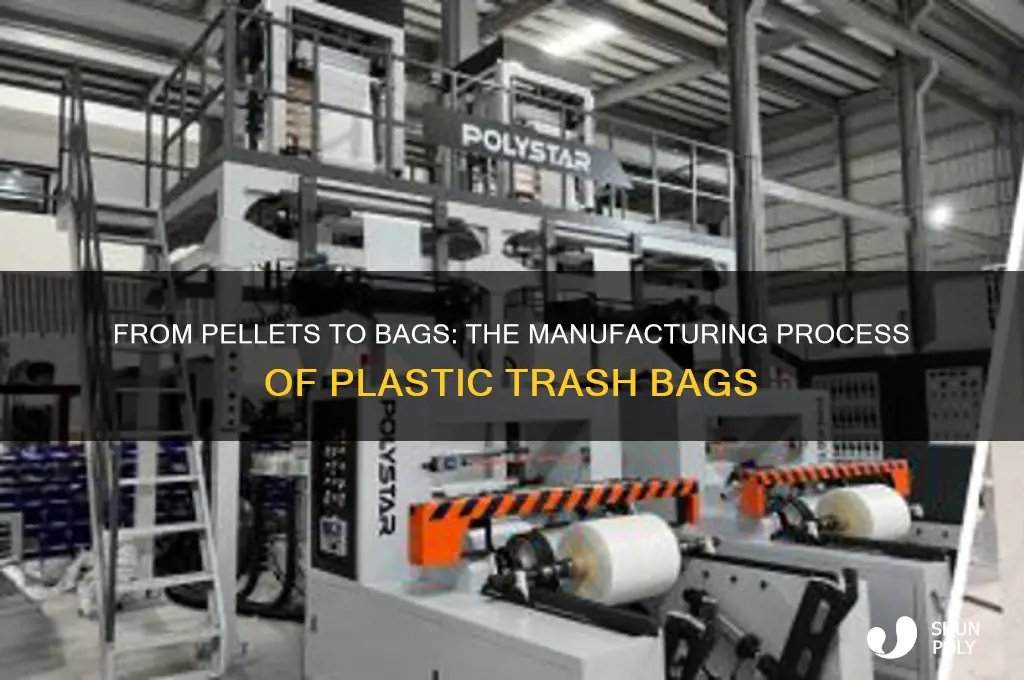 how are plastic trash bags made