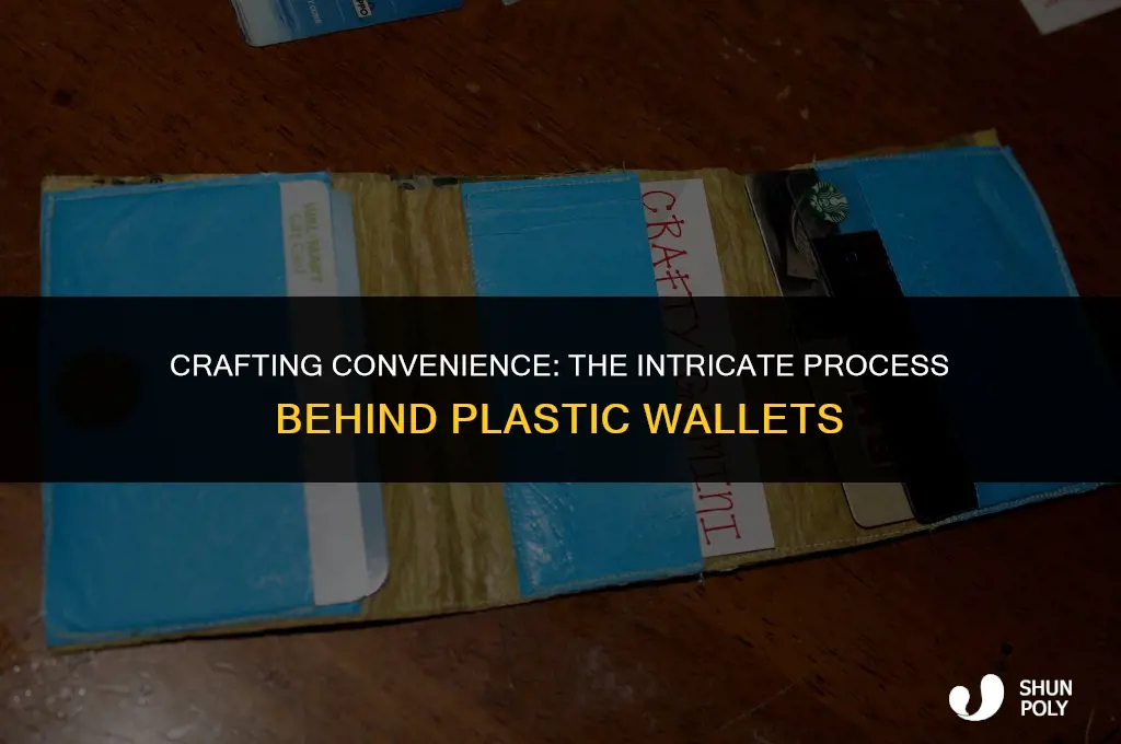 how are plastic wallets made
