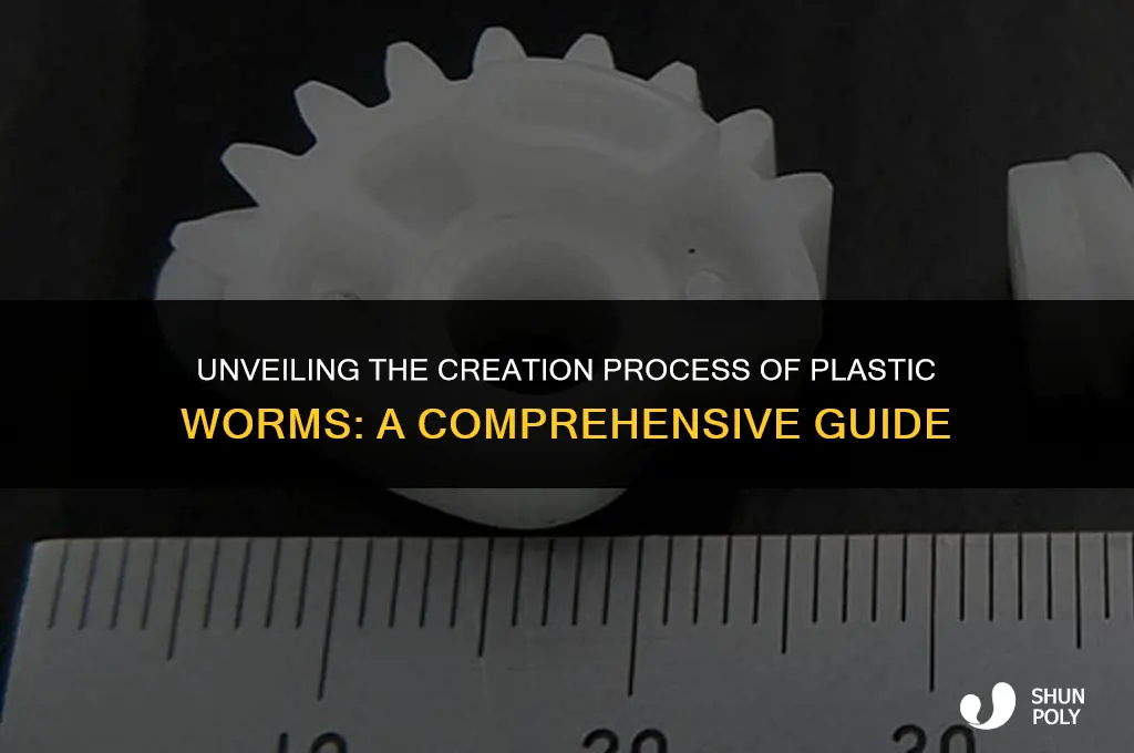 how are plastic worms made