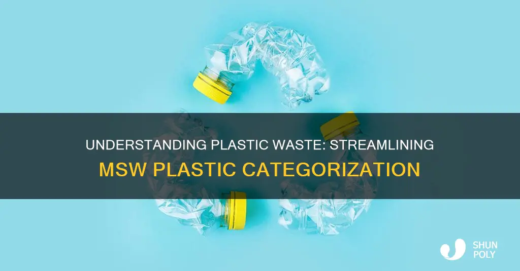 how are plastics categorized for msw