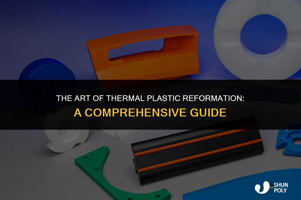 how are plastics heated up to be reformed