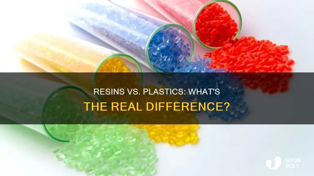 how are resins different from plastics