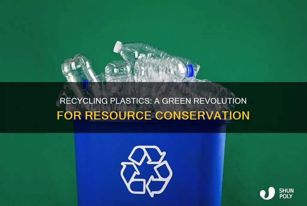 how are resources saved by recycling more plastics