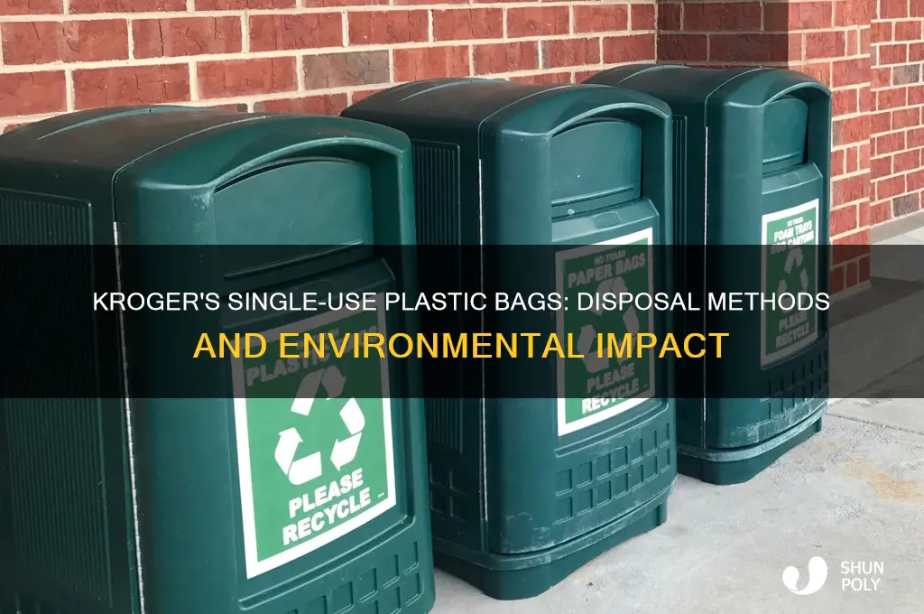 how are the kroger single use plastic bags disposed