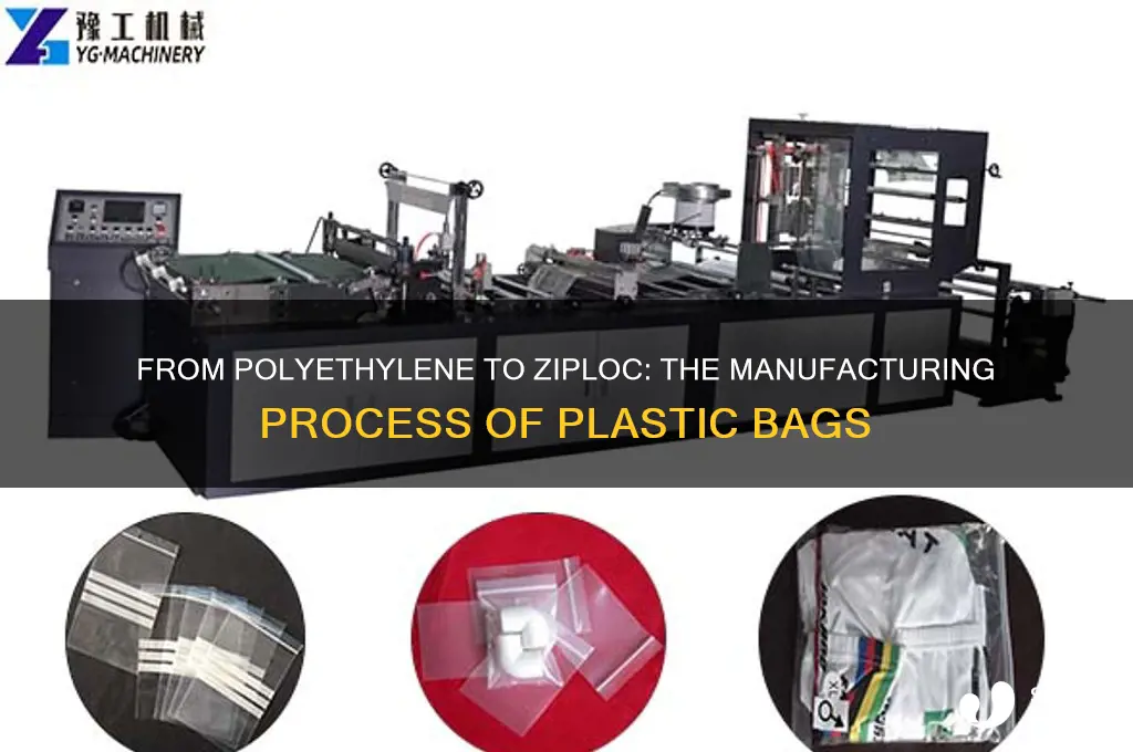 how are ziploc bags made from polyethylene plastic