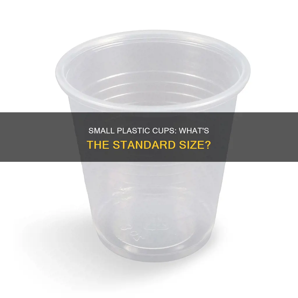 how big are the small plastic cups