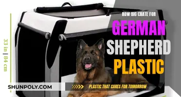 German Shepherd Crate Sizing: Plastic Crate Considerations