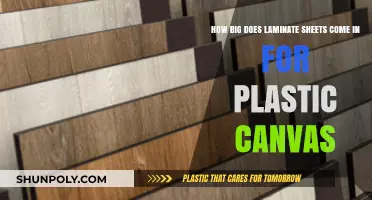 Exploring Laminate Sheet Sizes for Plastic Canvas Crafts
