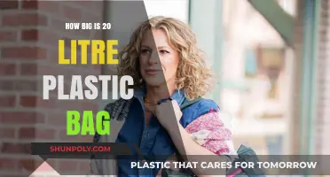 Understanding the Size of a 20-Litre Plastic Bag: A Visual Guide
