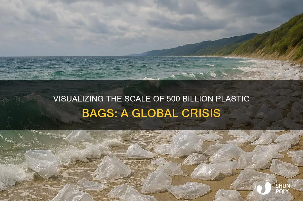 how big is 500 billion plastic bags