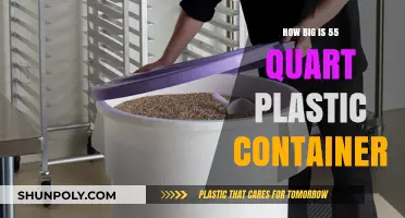 Large Plastic Container: 55-Quart Size and Uses