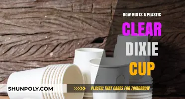 Exploring the Size of a Standard Plastic Clear Dixie Cup