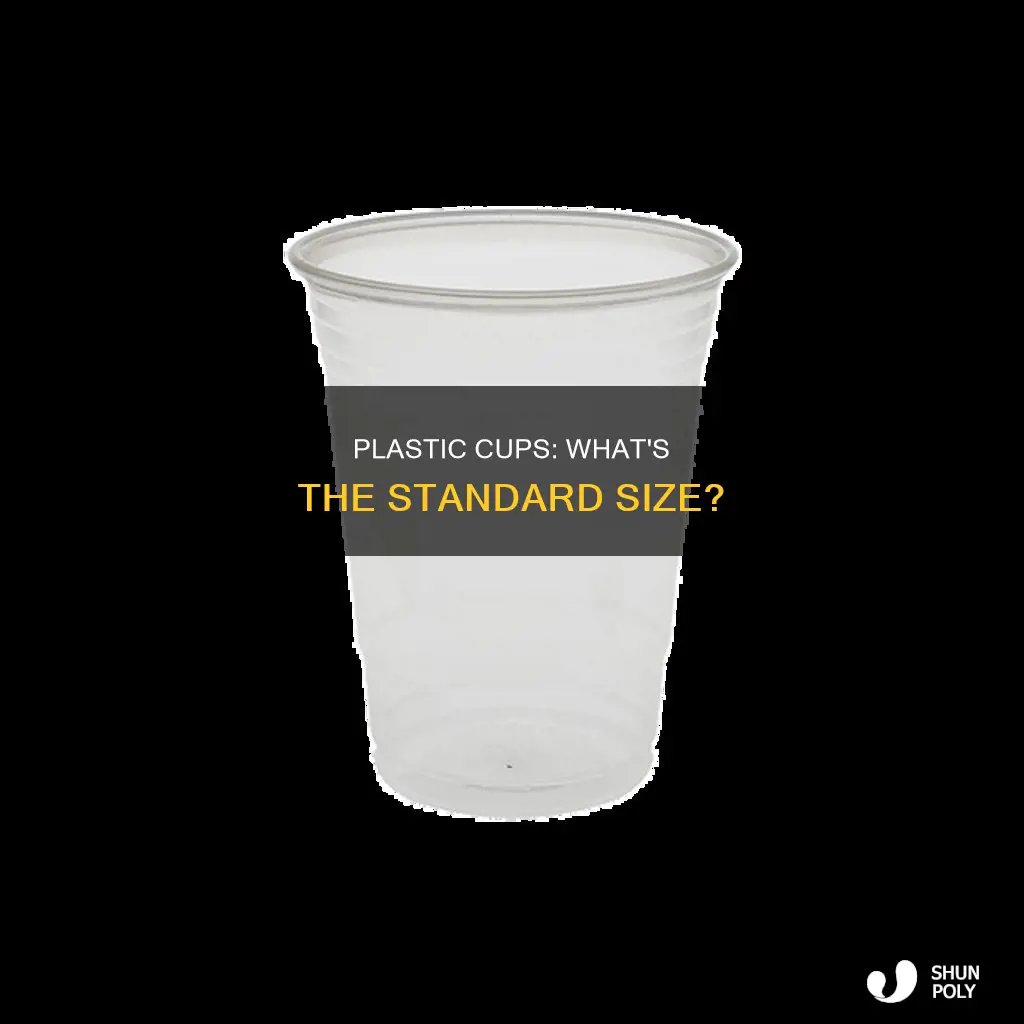 how big is a plastic cup