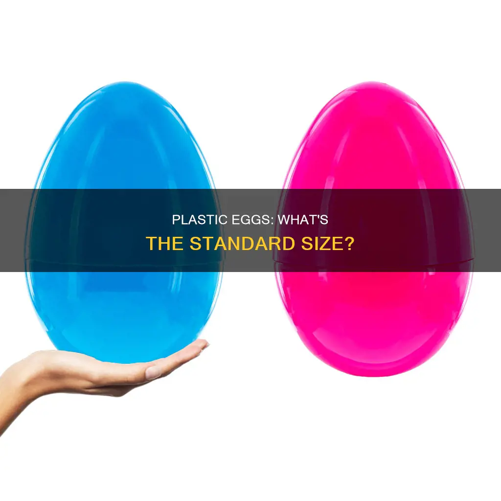 how big is a plastic egg