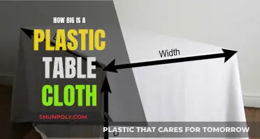 Plastic Tablecloth Sizes: A Guide to Dimensions