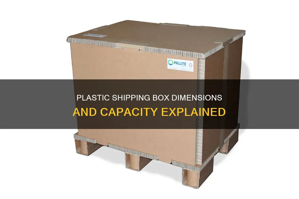 how big is plastic shipping box