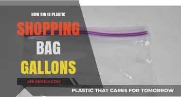 Plastic Shopping Bags: Understanding Their Gallon Capacity and Impact