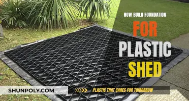 Building a Foundation for Your Plastic Shed