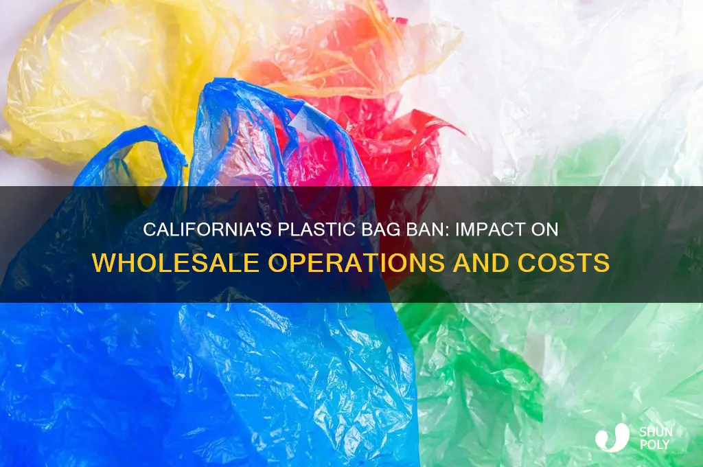 how california plastic bag ban effect wholesale