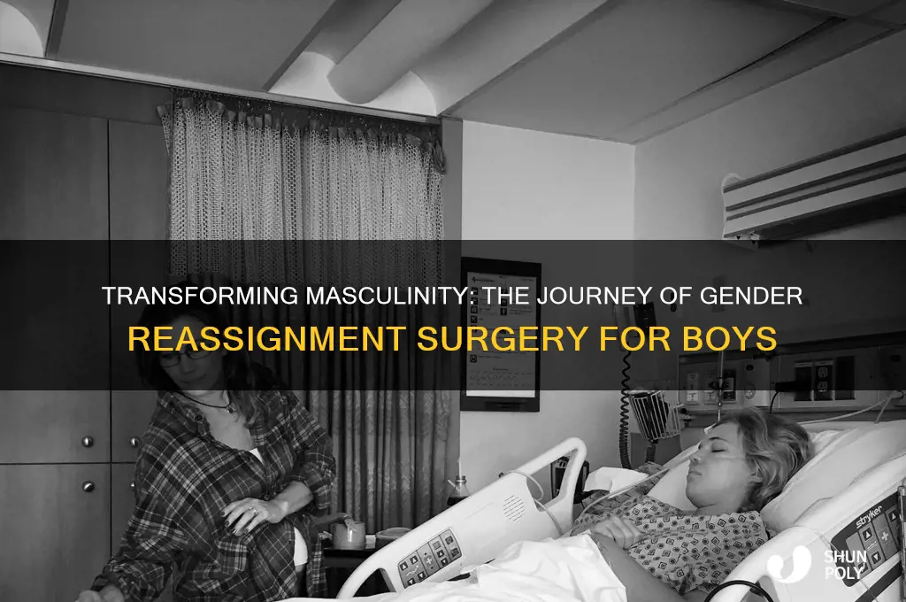 how can a boy become a girl by plastic surgery