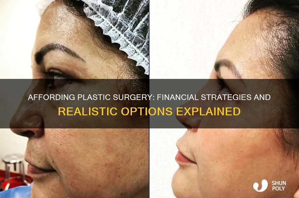 how can anyone afford plastic surgery