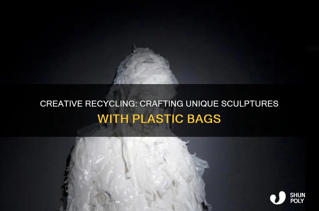 how can i use plastic bags to make sculptures