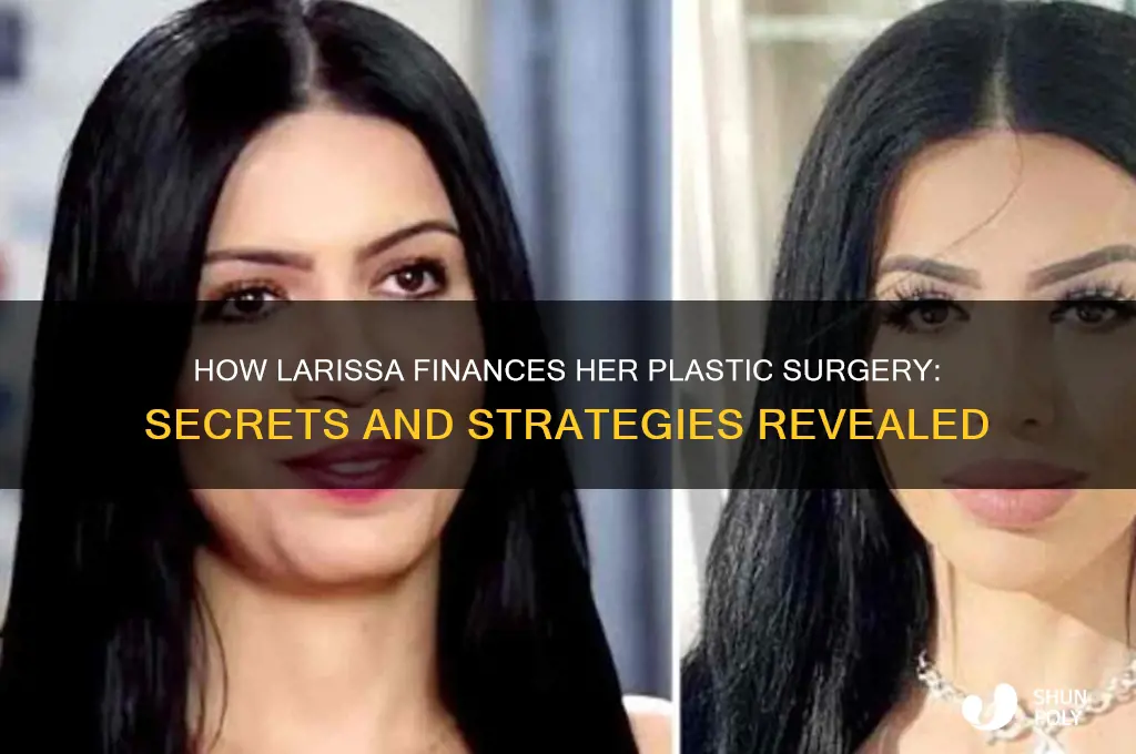 how can larissa afford plastic surgery