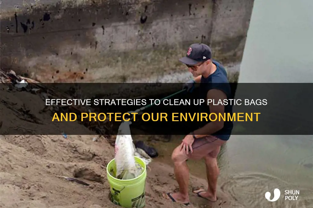 how can we clean up plastic bags