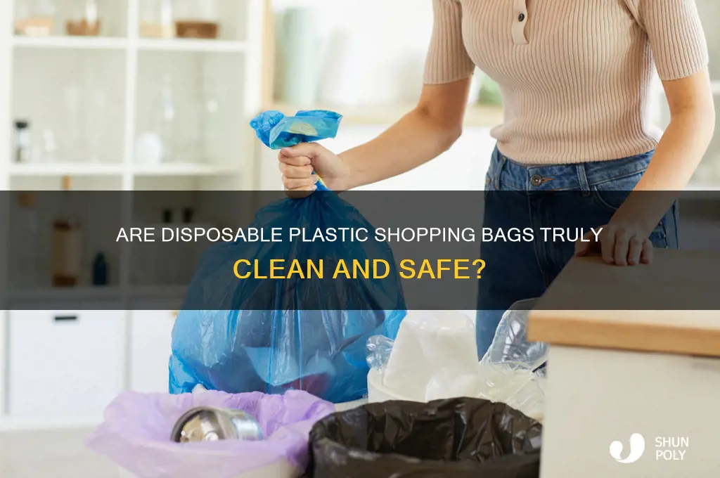 how clean are disposable plastic shopping bags