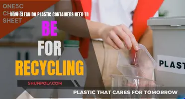 The Surprising Truth: How Clean Plastic Containers Need to Be for Recycling