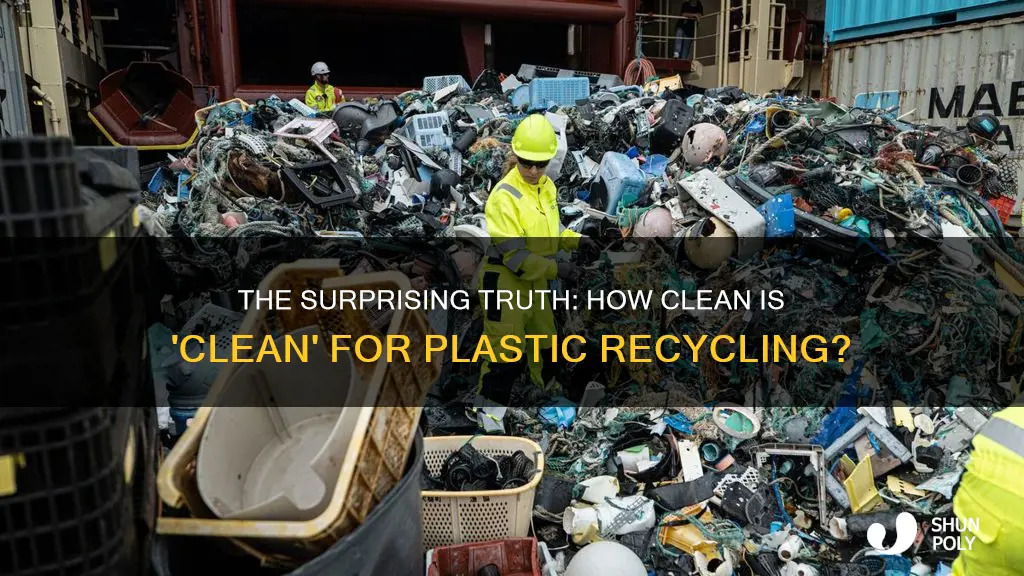 how clean do plastic recyclables have to be