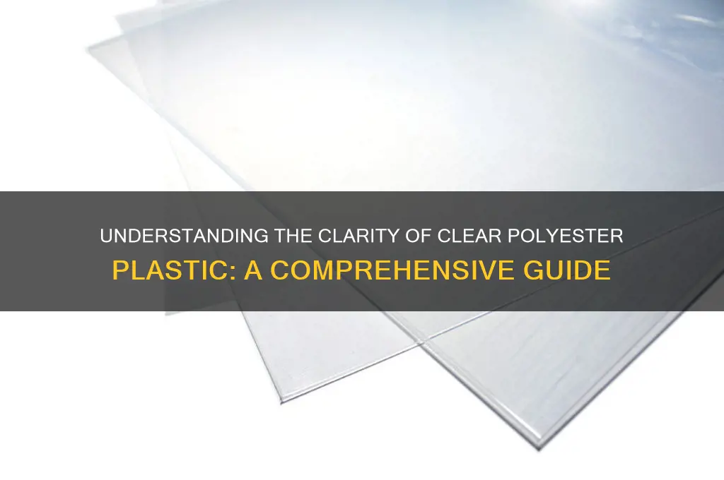 how clear is clear polyester plastic