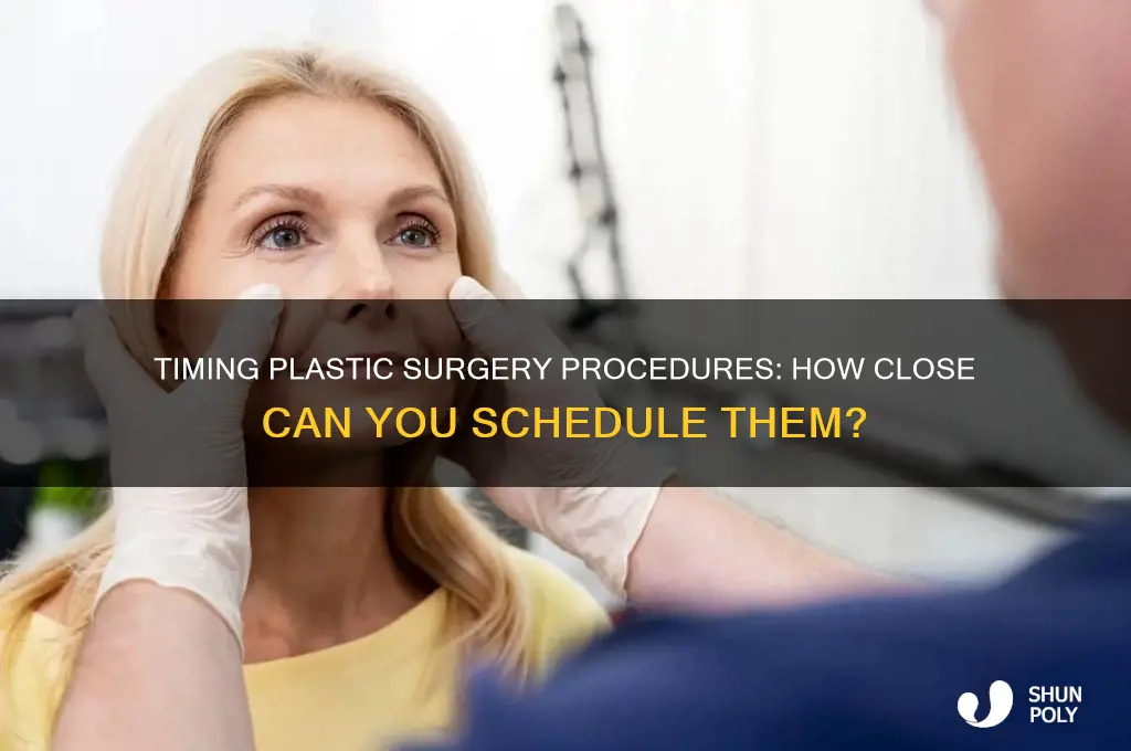 how close together plastic surgery