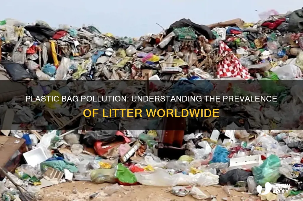 how common is plastic bag litter
