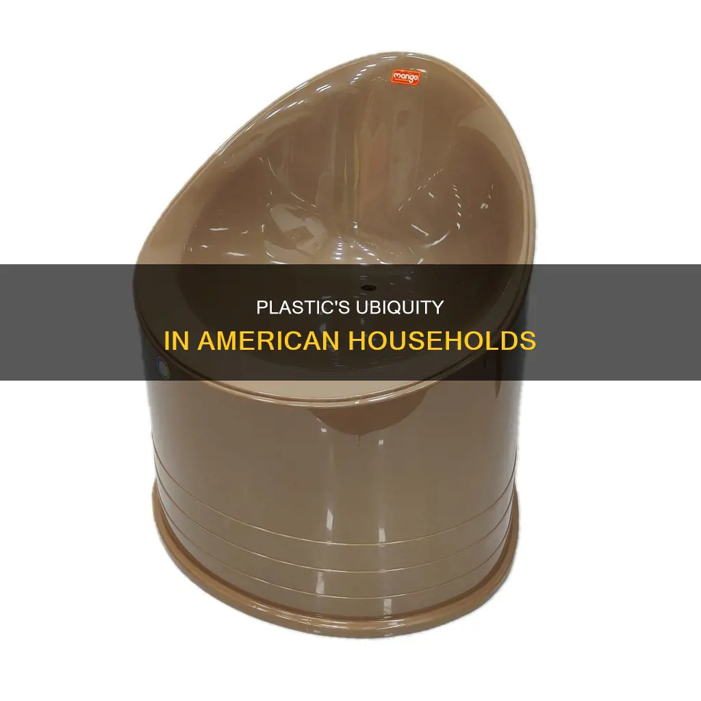 how common is plastic in american household