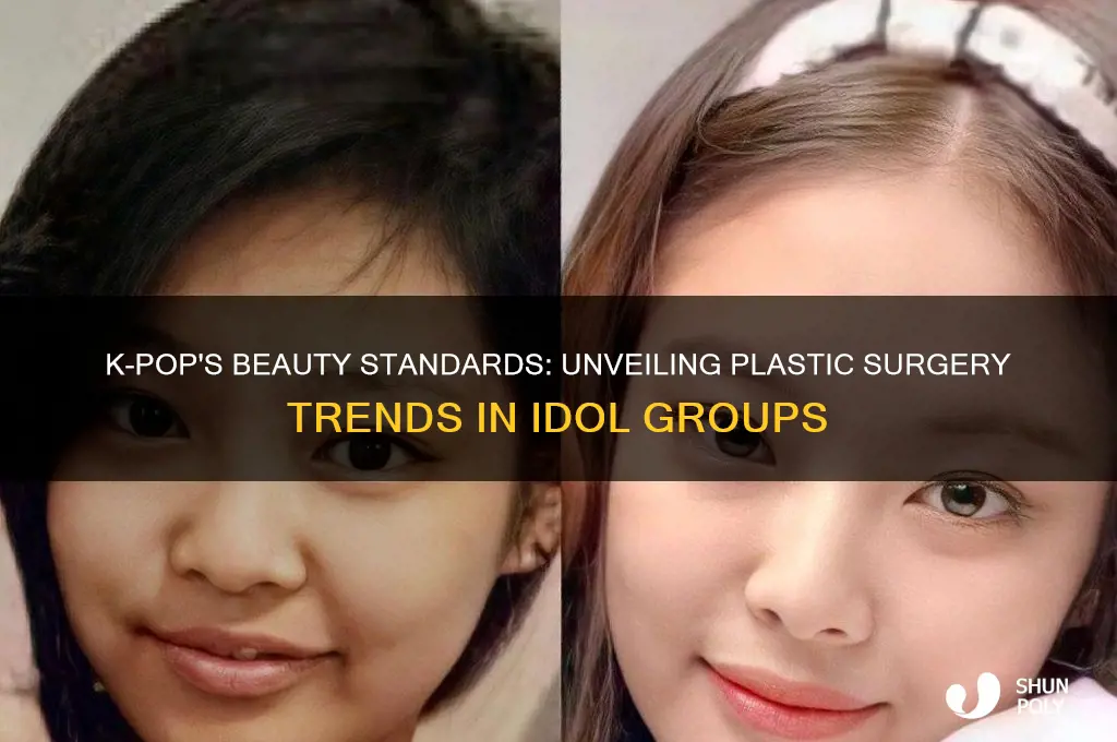 how common is plastic surgery in kpop groups